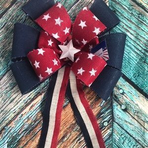 Brand New- Large Patriotic Bow
